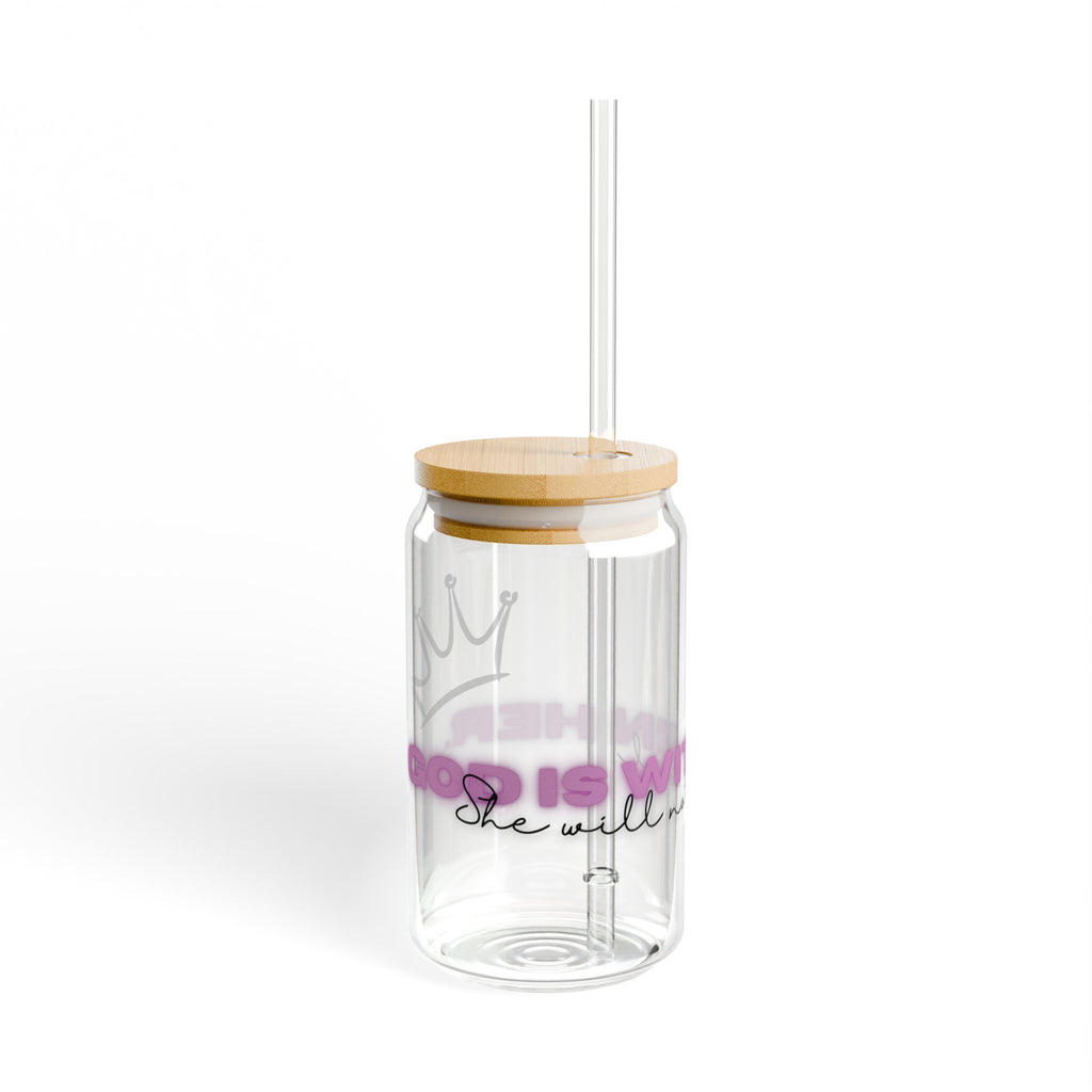 “God is within her” Sipper Glass 16oz