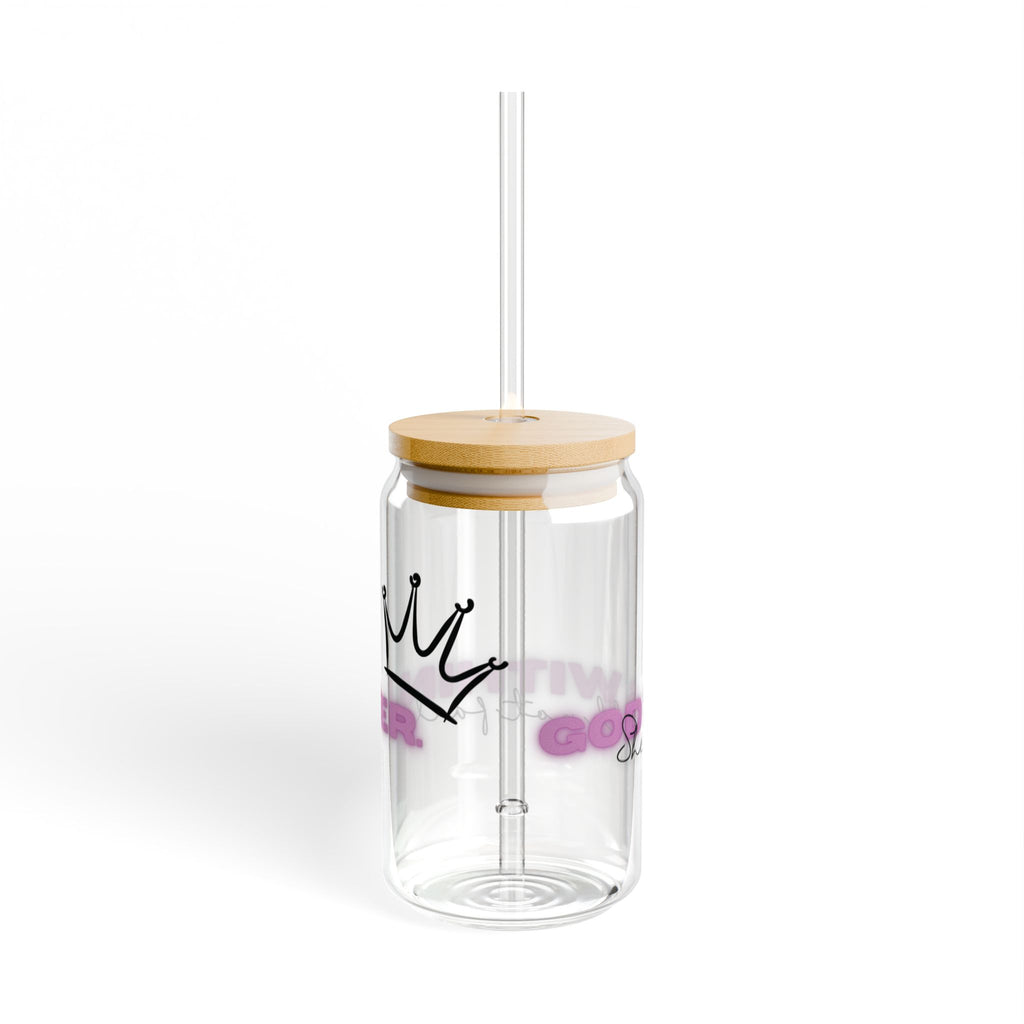 “God is within her” Sipper Glass 16oz
