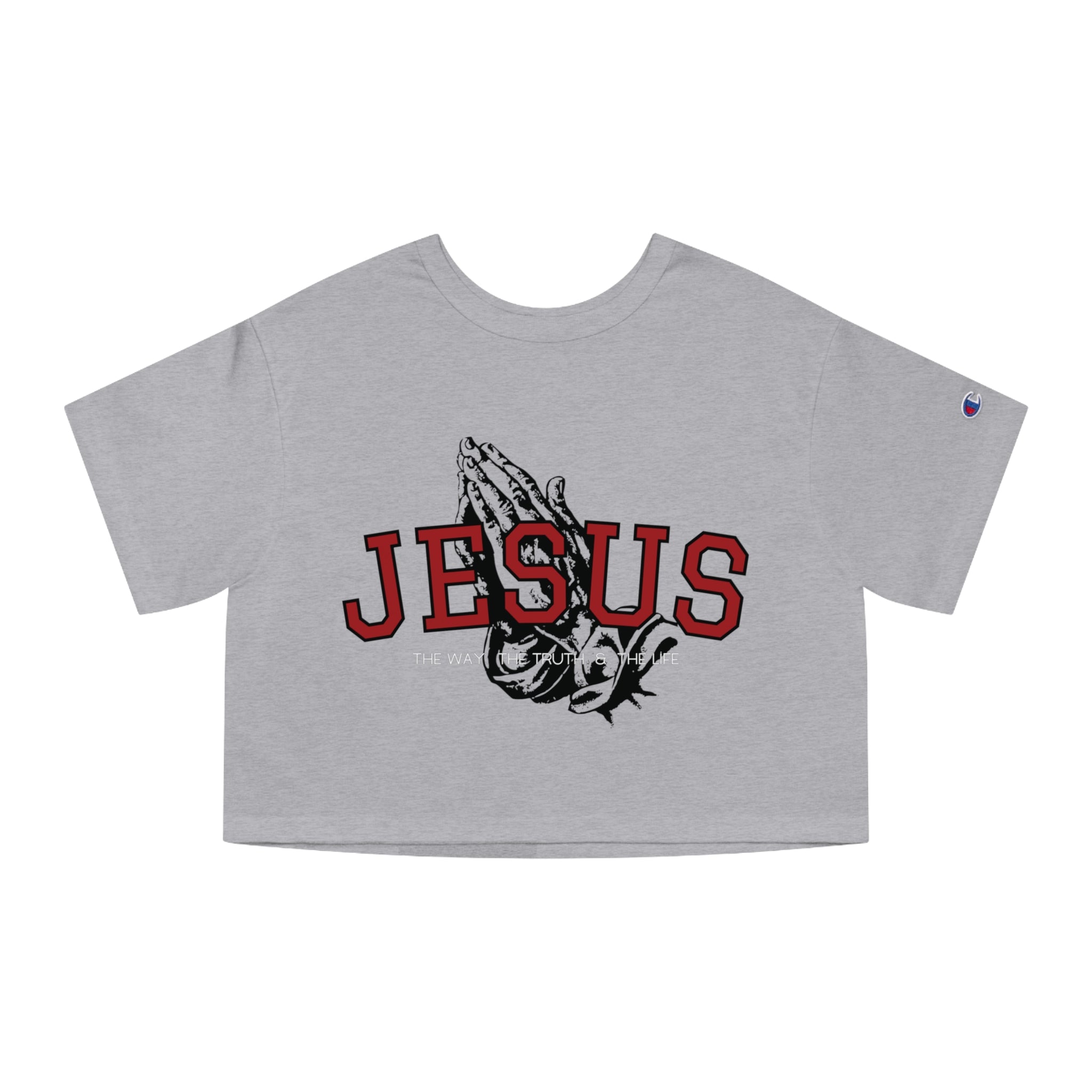 “JESUS” Cropped Tee